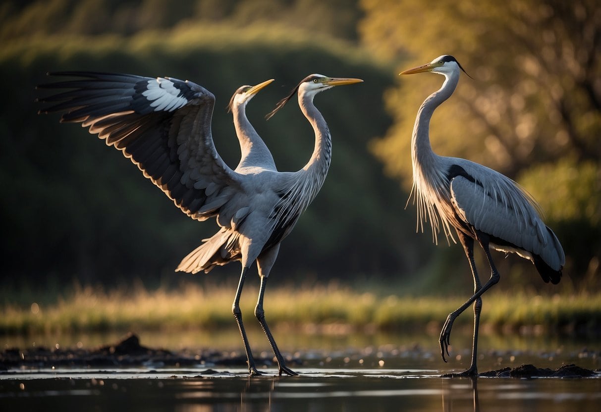 a group of cranes - featured image